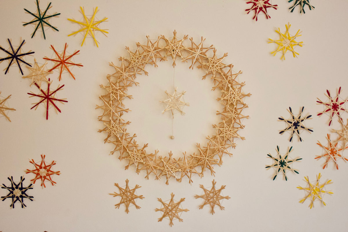 Craft Ideas for Kids  Straw Star Tutorial & Wreath – Conscious Craft