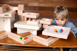 Wooden Marble Run | Conscious Craft