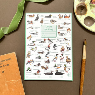 Alexia Claire Ducks Wildlife Spotting Notepad | Conscious Craft