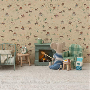 Maileg Green Check Chair