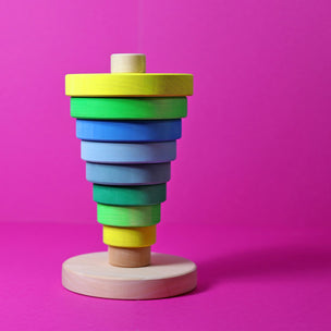 Grimm's Conical Tower Neon Green | Conscious Craft