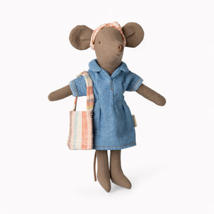 Maileg Denim Dress and Bag | Mum Mouse