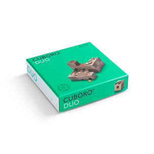 Cuboro wooden DUO Extra Set marble run shown in box  | Conscious Craft
