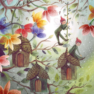 Bijdehansje Postcard Little Lodges | Conscious Craft