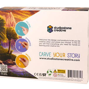 Soapstone Carving Kit  | Triceratops