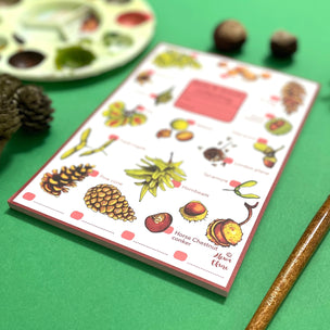Alexia Claire Nuts & Seeds Wildlife Notepad | Conscious Craft