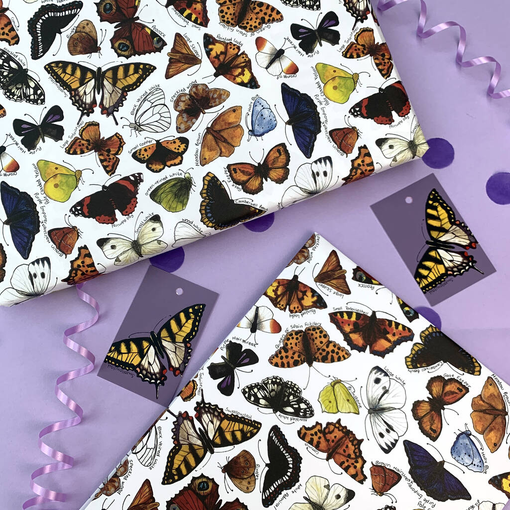 Bees Of Britain Wrapping Paper Set By Alexia Claire