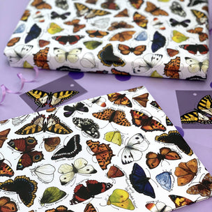 Alexia Claire Butterflies Wrapping Paper 3 sheets | Conscious Craft