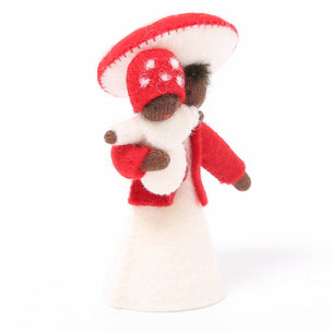 Fly Agaric Father & Child Large Dark Skin Tone | © Conscious Craft