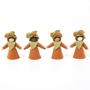Large Felt Fairy Hazelnut Father 4 Skin Tones | © Conscious Craft