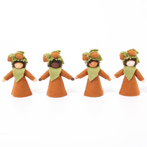 Large Felt Fairy Hazelnut Father 4 Skin Tones | © Conscious Craft
