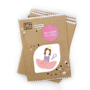 Make Your Own Ballerina Peg Doll Kit