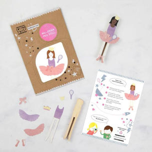 Make Your Own Ballerina Peg Doll Kit