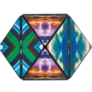 Shashibo magnetic cube puzzle Elements in one of many configurations | Conscious Craft