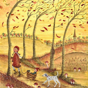 Bijdehansje Postcard Fall Fun | Conscious Craft