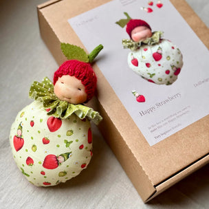 Happy Strawberry Dollmaking Kit