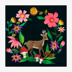 Whispers of the Wild | Woodland Deer Postcard | Conscious Craft