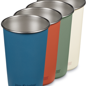 Stainless Steel Pint Cups 473ml | 4 pack Conscious Craft
