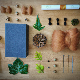 Agna Wool Art | Bear Felting Kit | Conscious Craft
