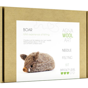 Agna Wool Art | Boar Felting Kit | Conscious Craft