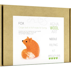 Agna Wool Art | Fox Felting Kit | Conscious Craft