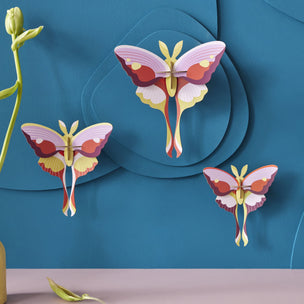 Studio Roof | Lilac Comet Butterflies, Set of 3