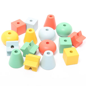 Moulin Roty | Wooden Lacing Beads | Conscious Craft