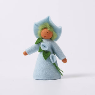 Large Morning Glory felt flower fairy | © Conscious Craft