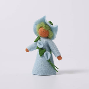 Large Morning Glory felt flower fairy | © Conscious Craft