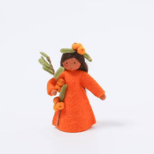 Ambrosius Flower Fairy Sea Buckthorn decorative doll | ©️ Conscious Craft