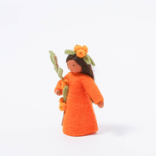 Ambrosius Flower Fairy Sea Buckthorn decorative doll | ©️ Conscious Craft
