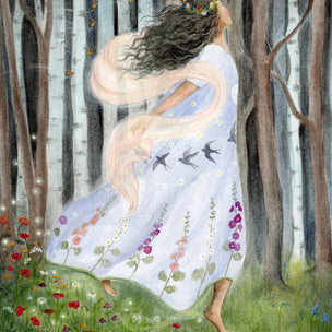 Mhairi Hellbrandt Postcard | The Arrival of Summer