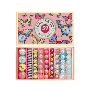 Billes & Co Butterfly Marbles 59 piece | Conscious Craft
