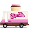 Candylab Cupcake Van - a wooden toy van with a cupcake on the roof | Conscious Craft
