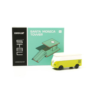 VW T1 Leafy Green CandyVan with a Beach Tower Box | ©️ Conscious Craft