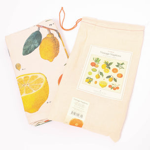 Vintage Napkins | Citrus
