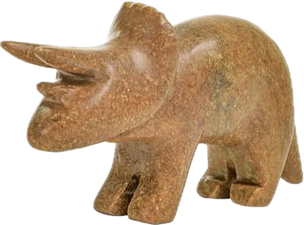 Soapstone Carving Kit  | Triceratops