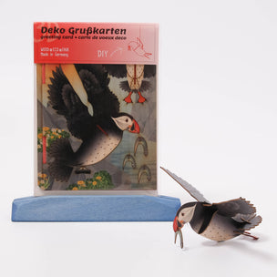 3D Greeting Card Puffin © Conscious Craft