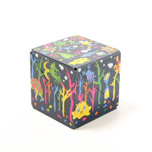 Shashibo Meow Wolf Glowquarium Grapevine | Magnetic Puzzle Cube | ©️ Conscious Craft