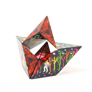 Shashibo Meow Wolf Glowquarium Grapevine | Magnetic Puzzle Cube | ©️ Conscious Craft