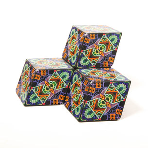 Shashibo Meow Wolf Glowquarium Grapevine | Magnetic Puzzle Cube | ©️ Conscious Craft