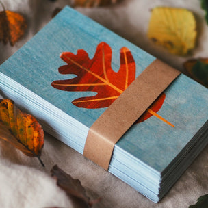 "Leaf cards" 60 Identification Flash Cards & Memory Game