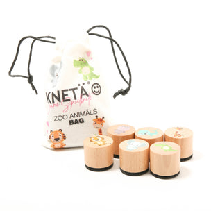 Knetä Wooden Stamp Set |  Zoo Animals