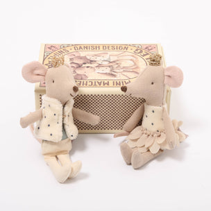 Maileg Royal Twins in Matchbox