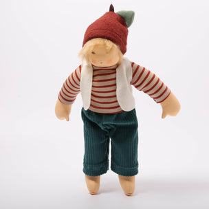 Nanchen | Chestnut Paul Organic Waldorf Doll Conscious Craft
