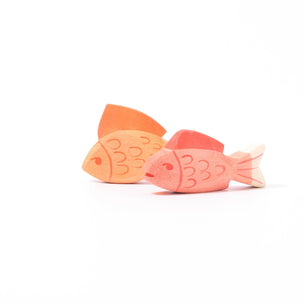 Ostheimer wooden Fish in Red & Yellow | ©Conscious Craft