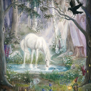 Mhairi Hellbrandt Postcard | Unicorn