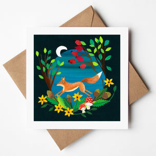 Whispers of the Wild | Forest Fox Postcard | Conscious Craft