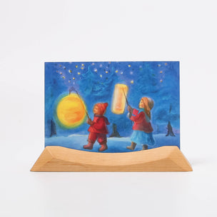 Lantern Walk Postcard | Conscious Craft