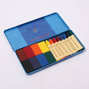 Stockmar Wax Crayons 8 & Blocks 8 | Conscious Craft